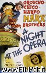 poster del film una notte all'opera