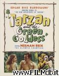 poster Tarzan e la dea verde poster del film Tarzan e la dea verde
