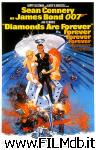 poster del film Agente 007 - Una cascata di diamanti