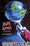 poster del film killer clowns: la minaccia dallo spazio