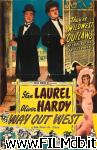 poster del film Laurel y Hardy en el Oeste