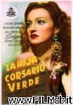 poster del film La hija del corsario verde