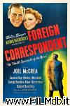 poster del film foreign correspondent