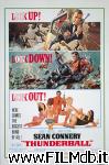 poster del film Agente 007 - Thunderball: operazione tuono