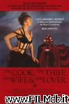 poster del film the cook thief, his wife and her lover