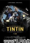 poster del film the adventures of tintin: the secret of the unicorn