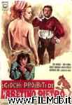 poster del film I giochi proibiti de l'Aretino Pietro