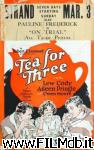 poster del film Tea for Three