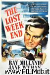 poster lost week end poster del film lost week end