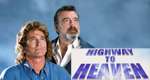 logo serie-tv Autostop per il cielo (Highway to Heaven)